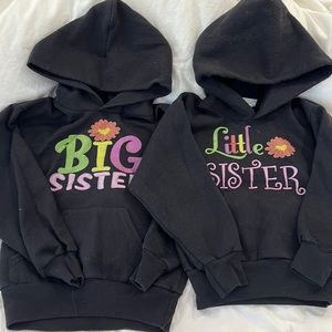 BIG SIS/LITTLE SIS hoodies